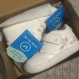 Stride Rite Pink & White Tennis Shoes